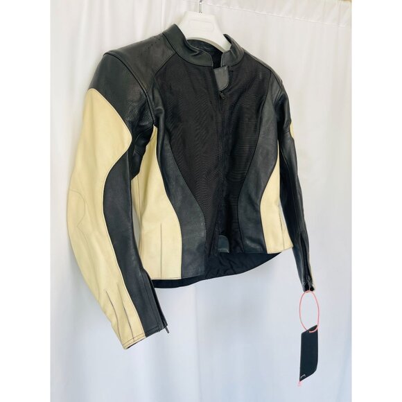 NWT Hein Gericke Women's Leather Motorcycle Jacket Sz 10 - Picture 5 of 11
